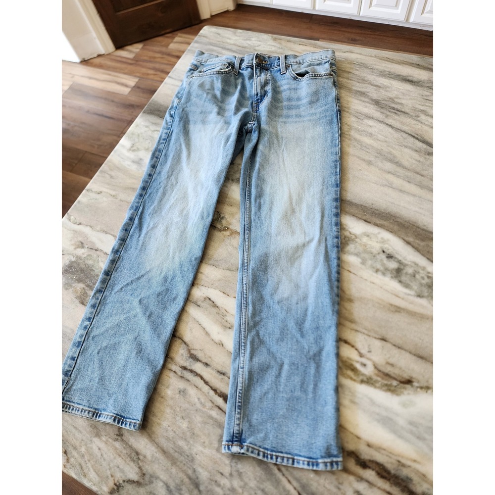 Goodfellow & Co Mens‎ Slim Straight Total Flex Light Wash Blue Denim Jeans 32x30